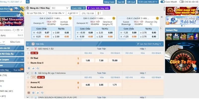 Lý do khiến người chơi chọn SABA SPORT B52Club